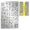 Tembeldamise plaat Moyra - Botanical - 107