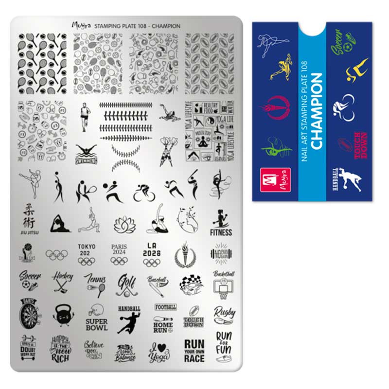 Stamping plate Moyra - Champion - 108