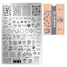 Stamping plate Moyra - Stamp by me - 109