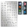 Stamping plate Moyra - Origami - 115