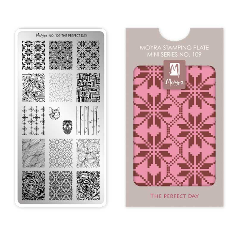 Stamping plate Moyra mini - The perfect day - 109