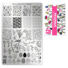 Stamping plate Moyra - Springtime - 118
