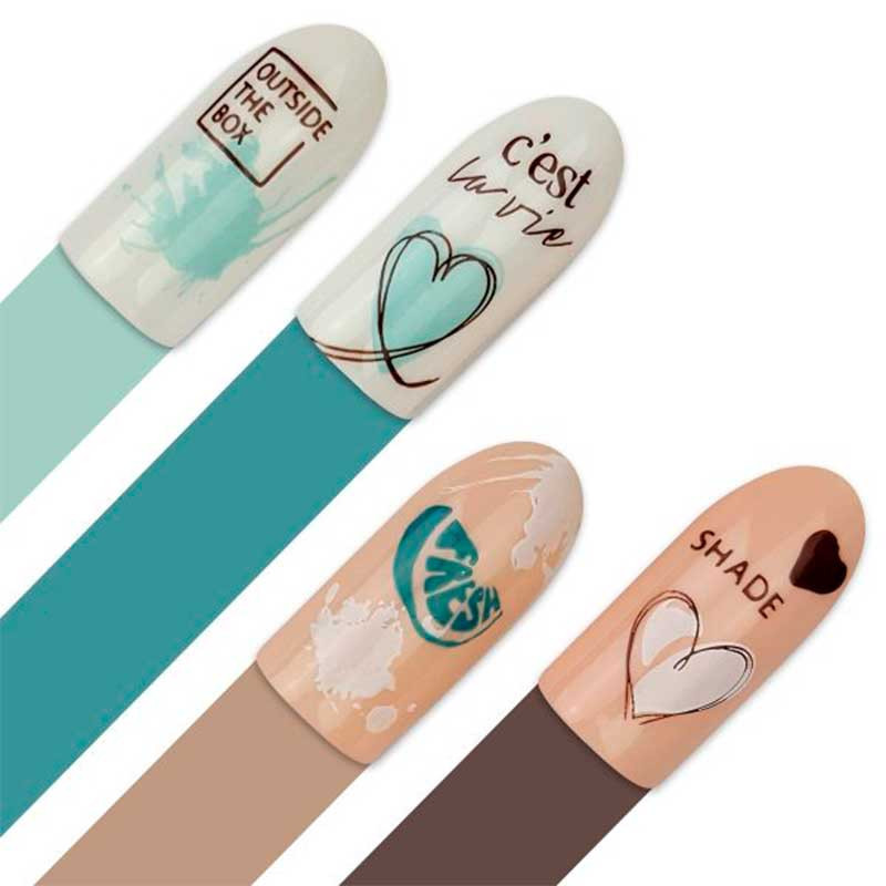 Stamping plate Moyra - Esquisse: Shade - 127