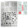 Tembeldamise plaat Moyra - Winternail - 128