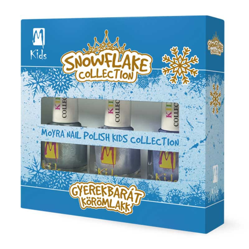 Детский набор лаков для ногтей Moyra Kids Snowflake Collection