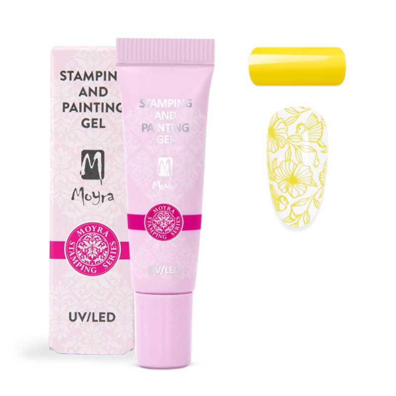 Gel-painting for stamping Moyra, Yellow 02 - 7 ml