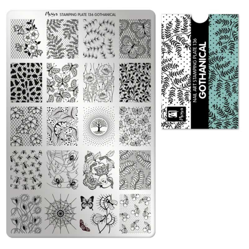 Stamping plate Moyra - Gothanical - 136