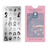 Пластина для стемпинга Moyra mini - Join My Face Book - 125