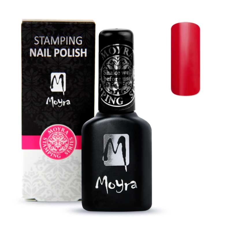 Moyra Smart Stamping Nail Polish, Red - SPS05