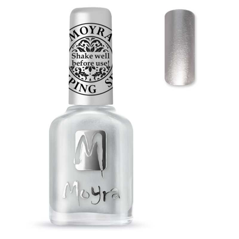 Moyra Stamping Nail polish, SP08 - Silver