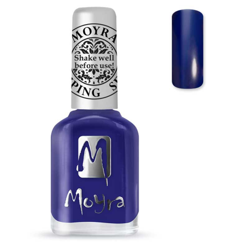 Stamping Moyra Nail Polish, SP05 - Blue