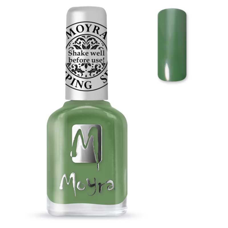 Stamping Moyra Nail Polish, SP14 - Dark green