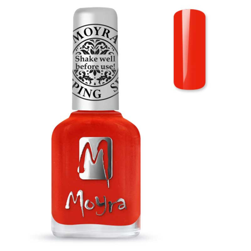 Stamping nail polish Moyra, SP41 - Amber Orange