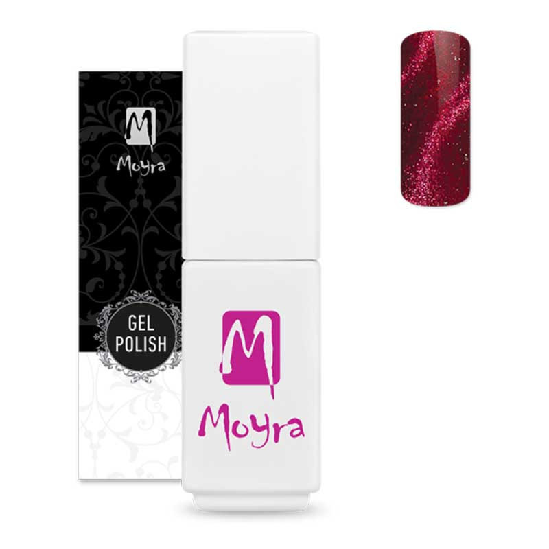 Гель-лак Moyra Mini коллекция Magnetic 503 Красный - 5,5 мл