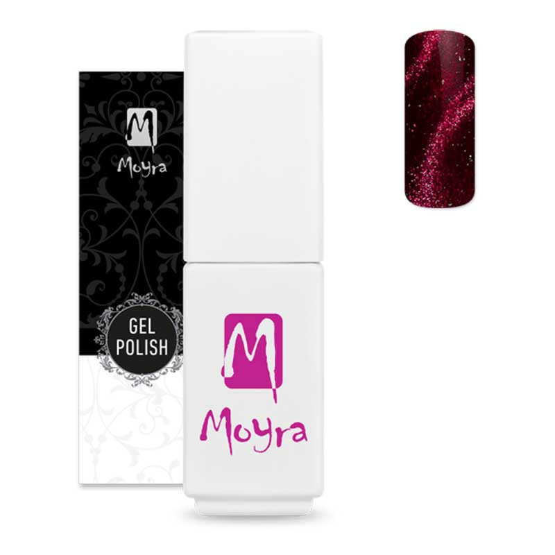 Moyra Mini Gel Polish Magnetic 504 Burgundy red - 5,5 ml