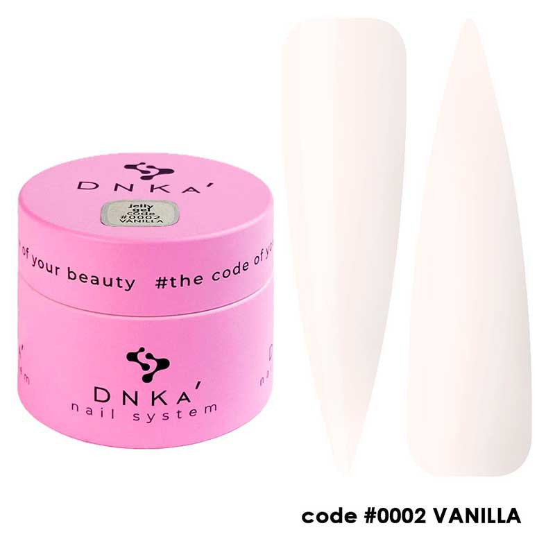 Jelly Gel DNKa No. 0002 Vanilla - 15 ml