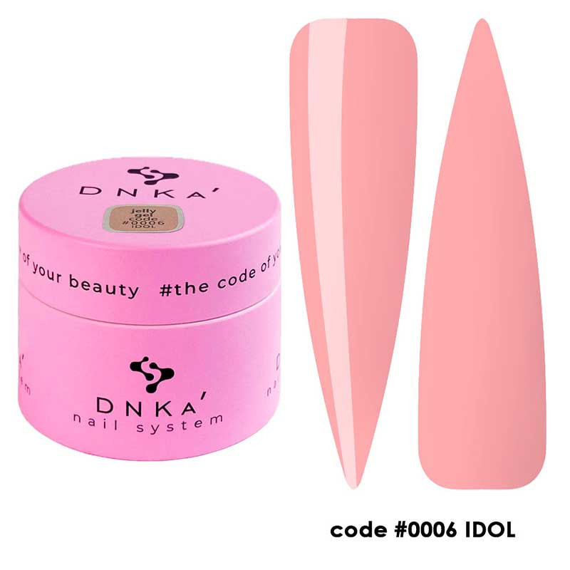 Гель-желе для наращивания ногтей DNKa No. 0006 Idol - 15 мл