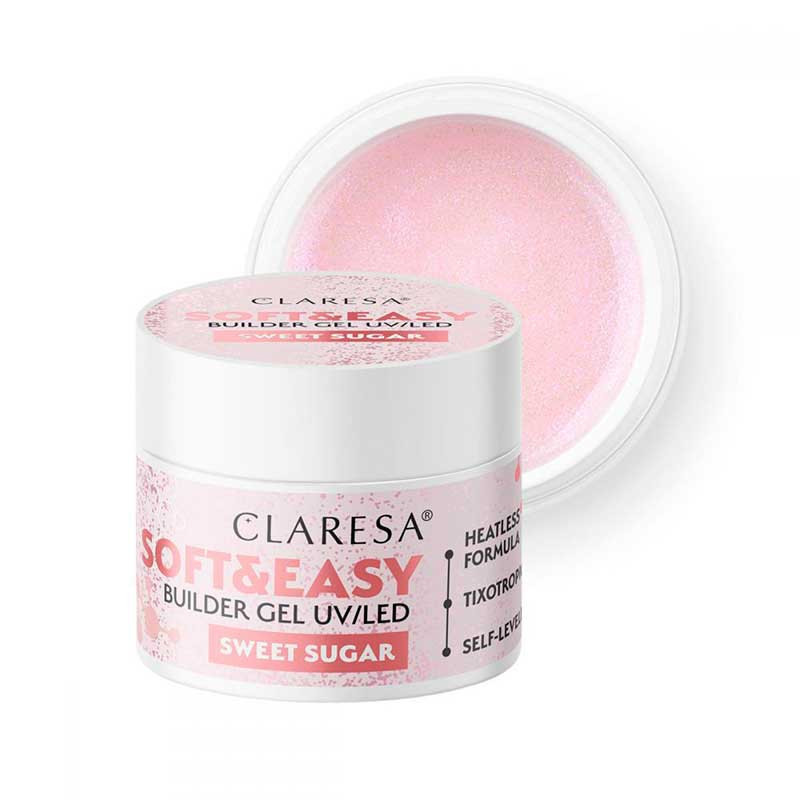 Гель для наращивания Claresa SOFT&EASY, Sweet Sugar