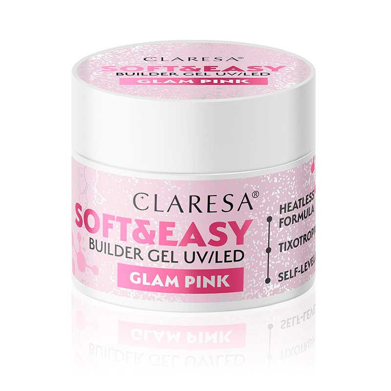 Builder gel Claresa SOFT&EASY, Glam Pink