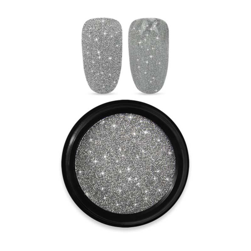 Moyra Spotlight Reflective Powder No. 01 Silver smaller particles- 1g