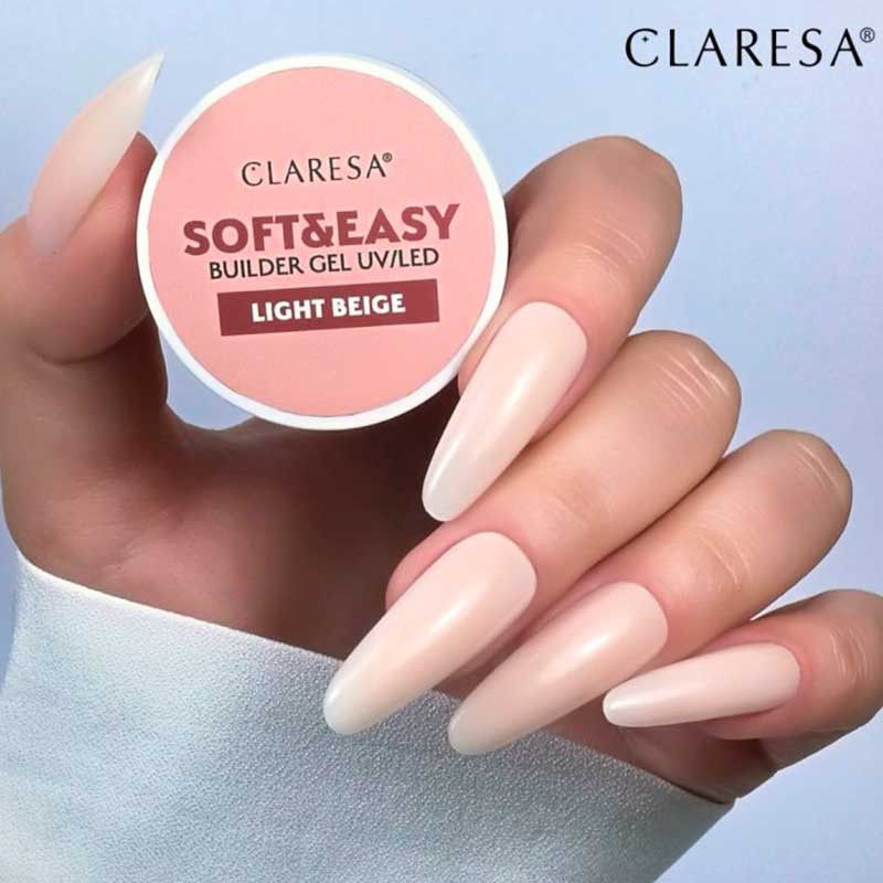 Builder gel Claresa SOFT&EASY, Light Beige