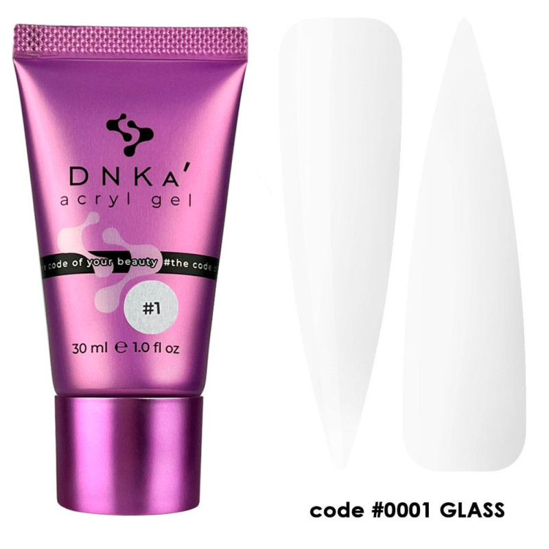Аcryl Gel DNKa No. 0001 Glass - 30 ml (tube)