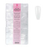 Gel Tips Moyra Coffin shape, transparent, 500 pcs