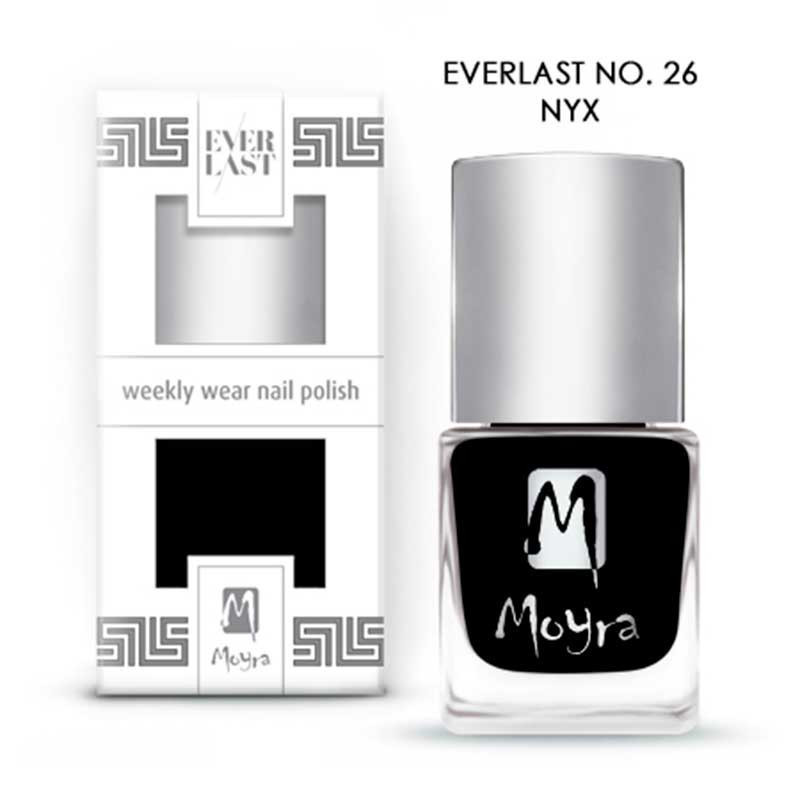 Nail polish Moyra Everlast Nyx No. 26 - 7 ml