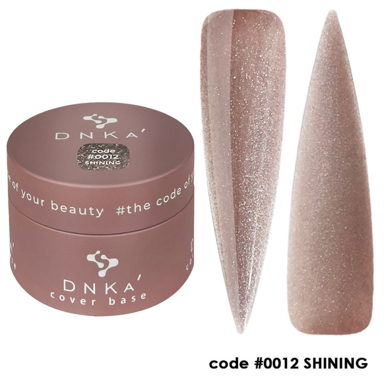 Камуфлирующая база для ногтей No. 0012 Shining DNKa