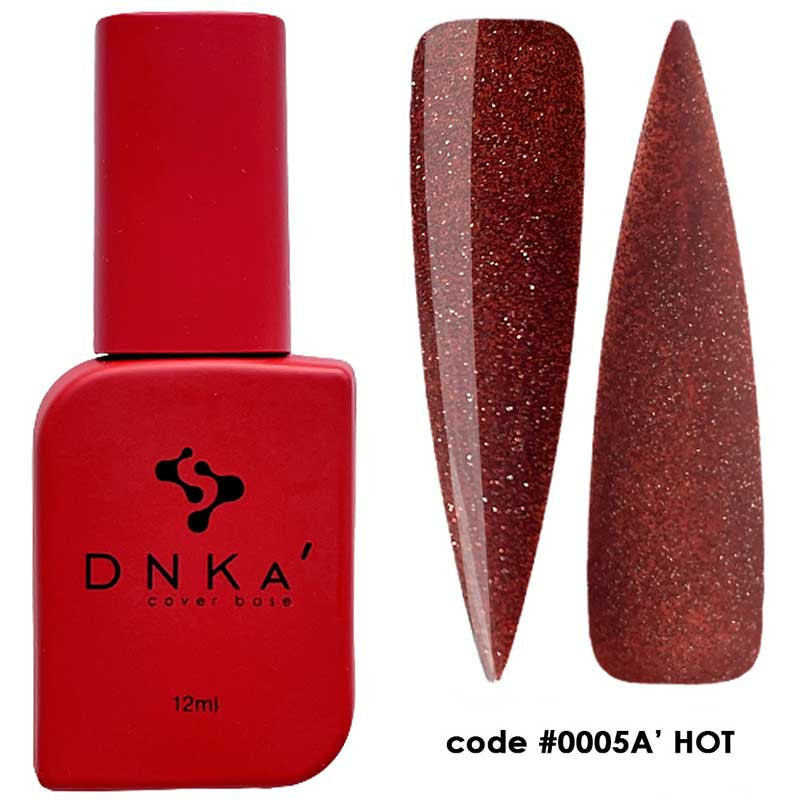 Камуфлирующая база для ногтей No. 0005A Hot DNKa