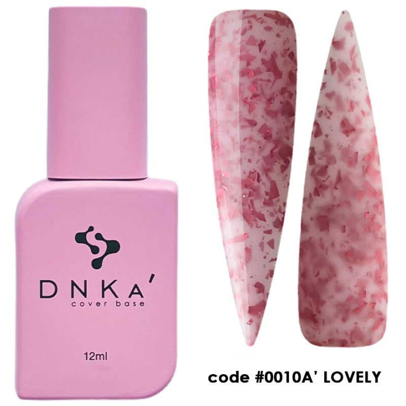 Камуфлирующая база для ногтей No. 0010A Lovely DNKa