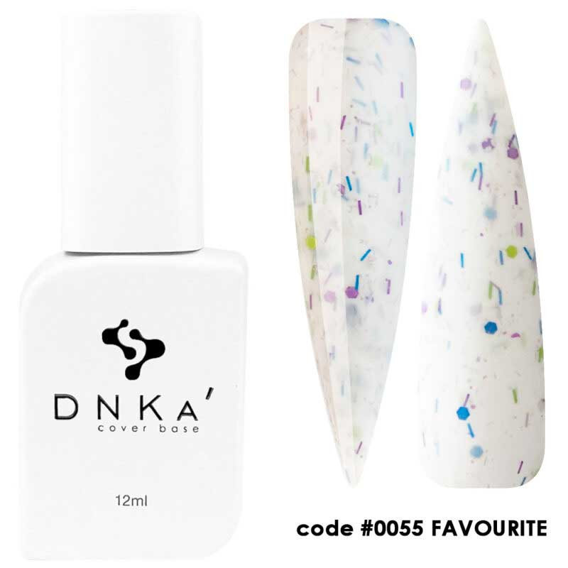 Камуфлирующая база для ногтей No. 0055 Favourite DNKa