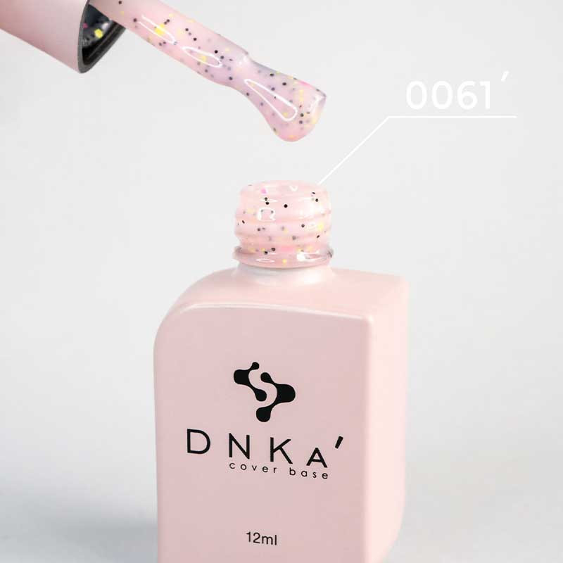 Камуфлирующая база для ногтей No. 0061 Confetti DNKa