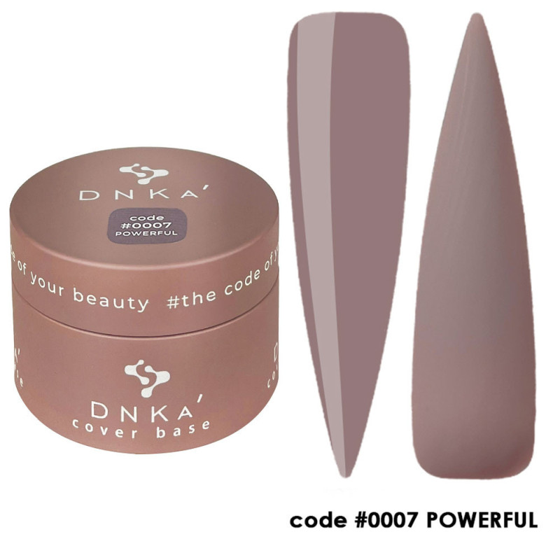 Камуфлирующая база для ногтей No. 0007 Powerful DNKa