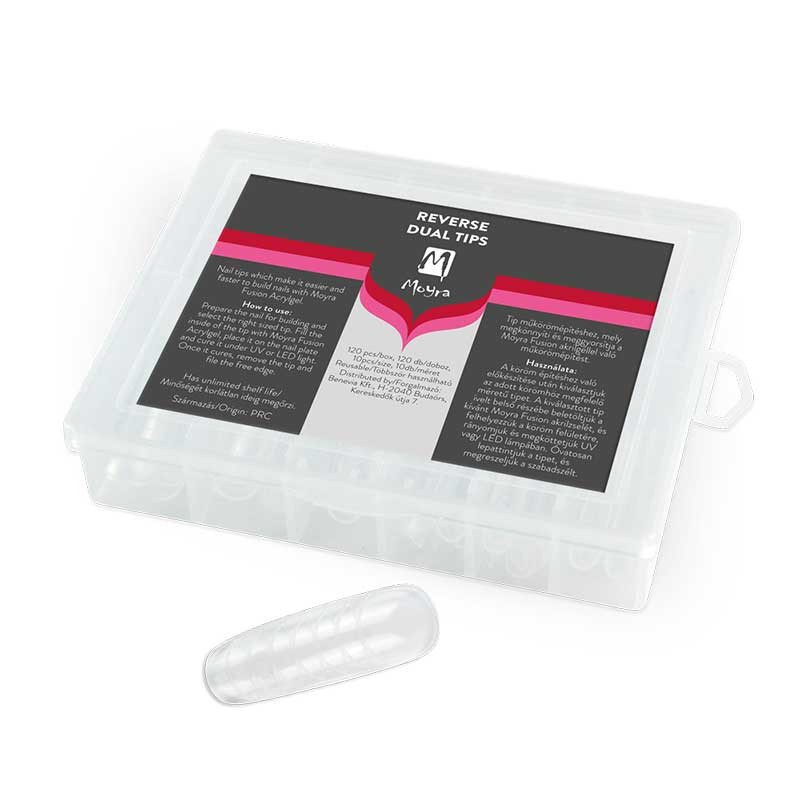 Moyra Reverse Box No. 02 Almond Shape Top Molds, 120 pcs