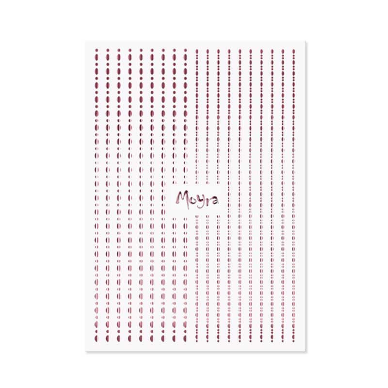Наклейка для ногтей Moyra, Розовое золото - 03