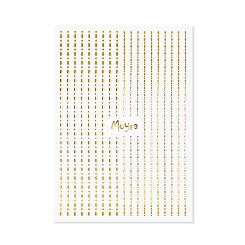 Moyra Nail Sticker, Gold - 01