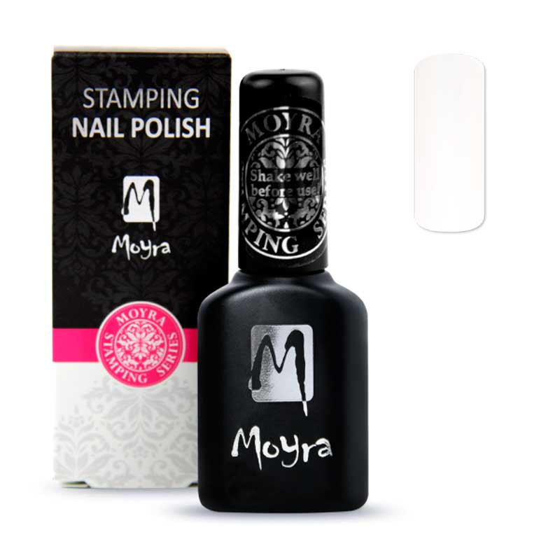Moyra Smart Stamping polish, White - SPS02
