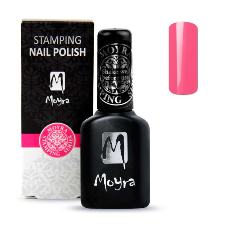 Лак для стемпинга Moyra Smart, Розовый - SPS06