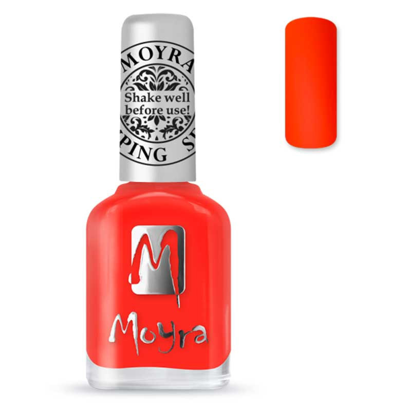 Лак для стемпинга Moyra, SP21 - Neon Red