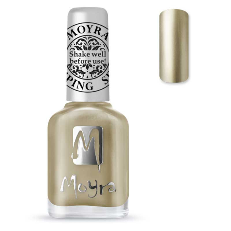 Лак для стемпинга Moyra, SP24 - Chrome Gold