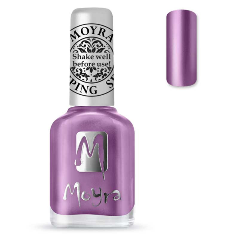 Moyra Stamping Varnish, SP28 - Chrome Purple