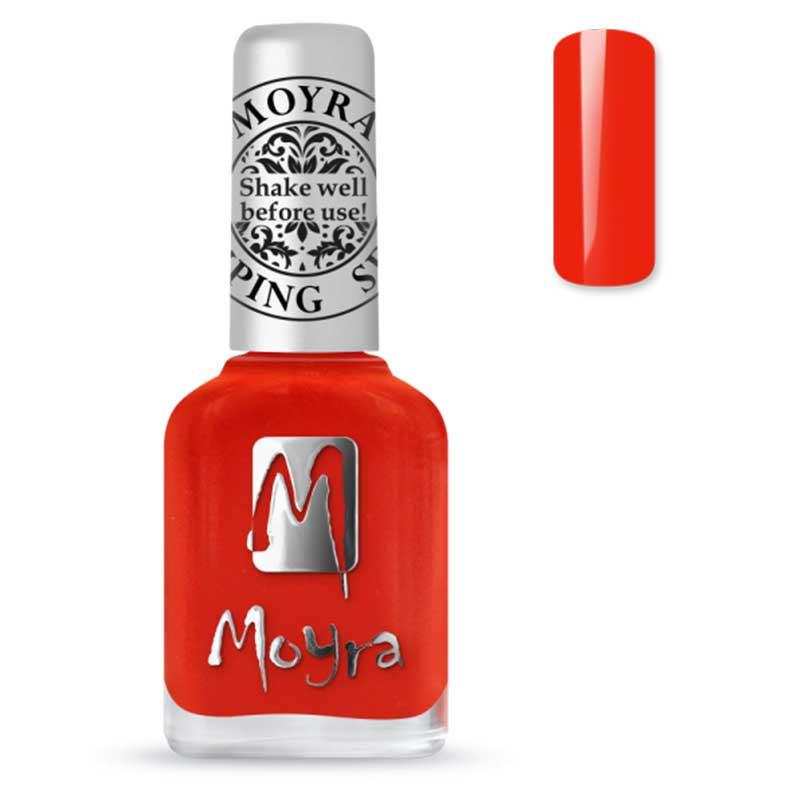 Moyra Stamping Varnish, SP41 - Amber Orange (meripihkan oranssi)