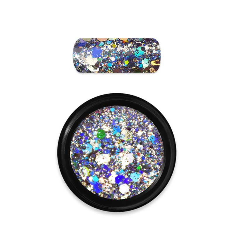Moyra holo glitter mix nr. 01 Silver