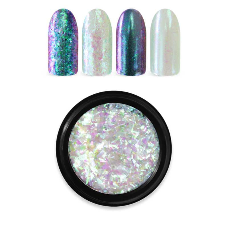 Moyra rainbow flakes Green - 0,2g