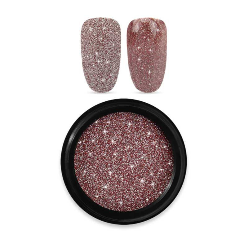 Moyra Spotlight Reflective Powder nr. 03 Punakas väiksemad osakesed - 1g
