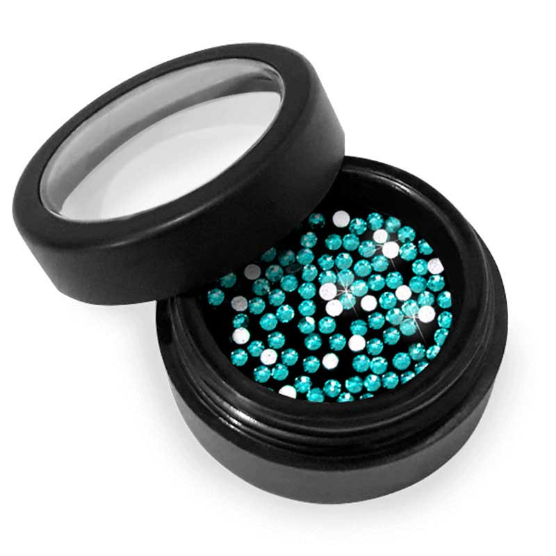 Rhinestones Moyra Crystal No. 08 - Aquamarine (100 pcs)