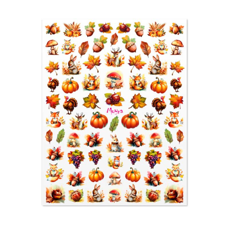 Moyra nail sticker - autumn