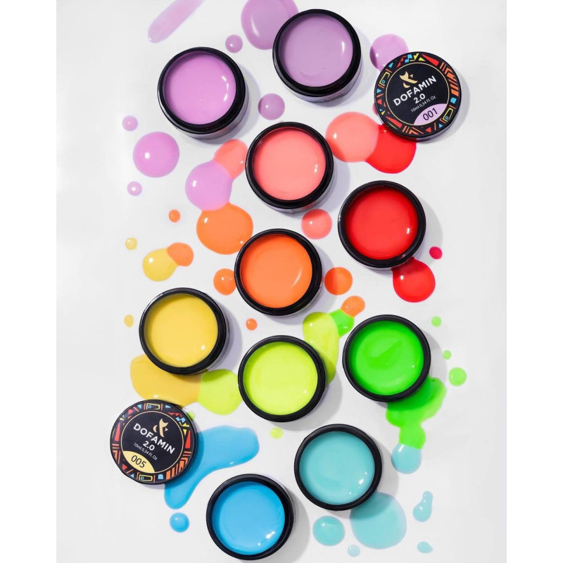 Color base coat Dofamin F.O.X, 001 - 10 ml