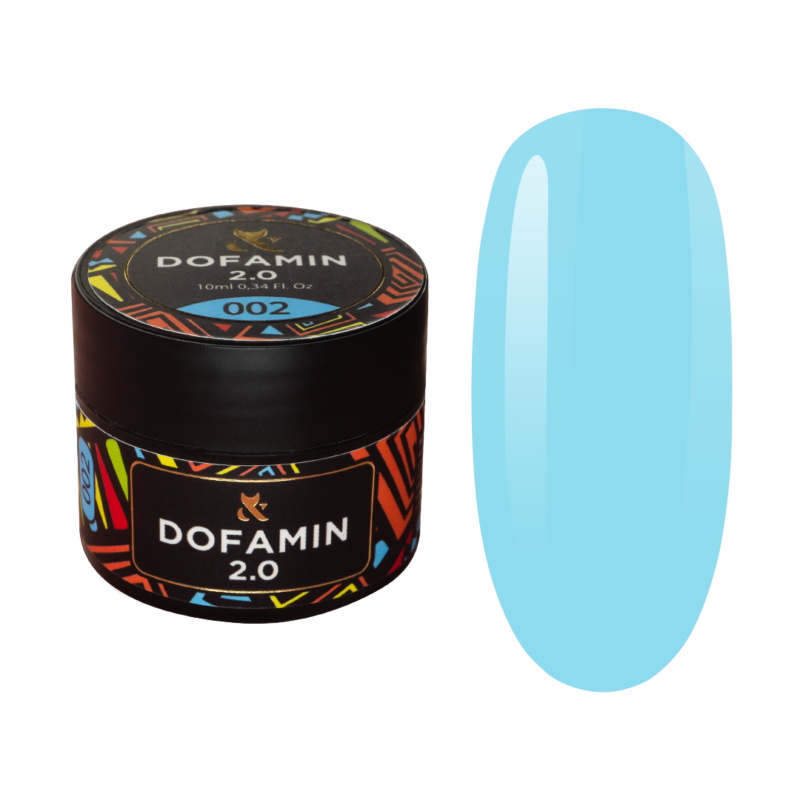 Värviline alusgeel küüntele Dofamin F.O.X, 002 - 10 ml